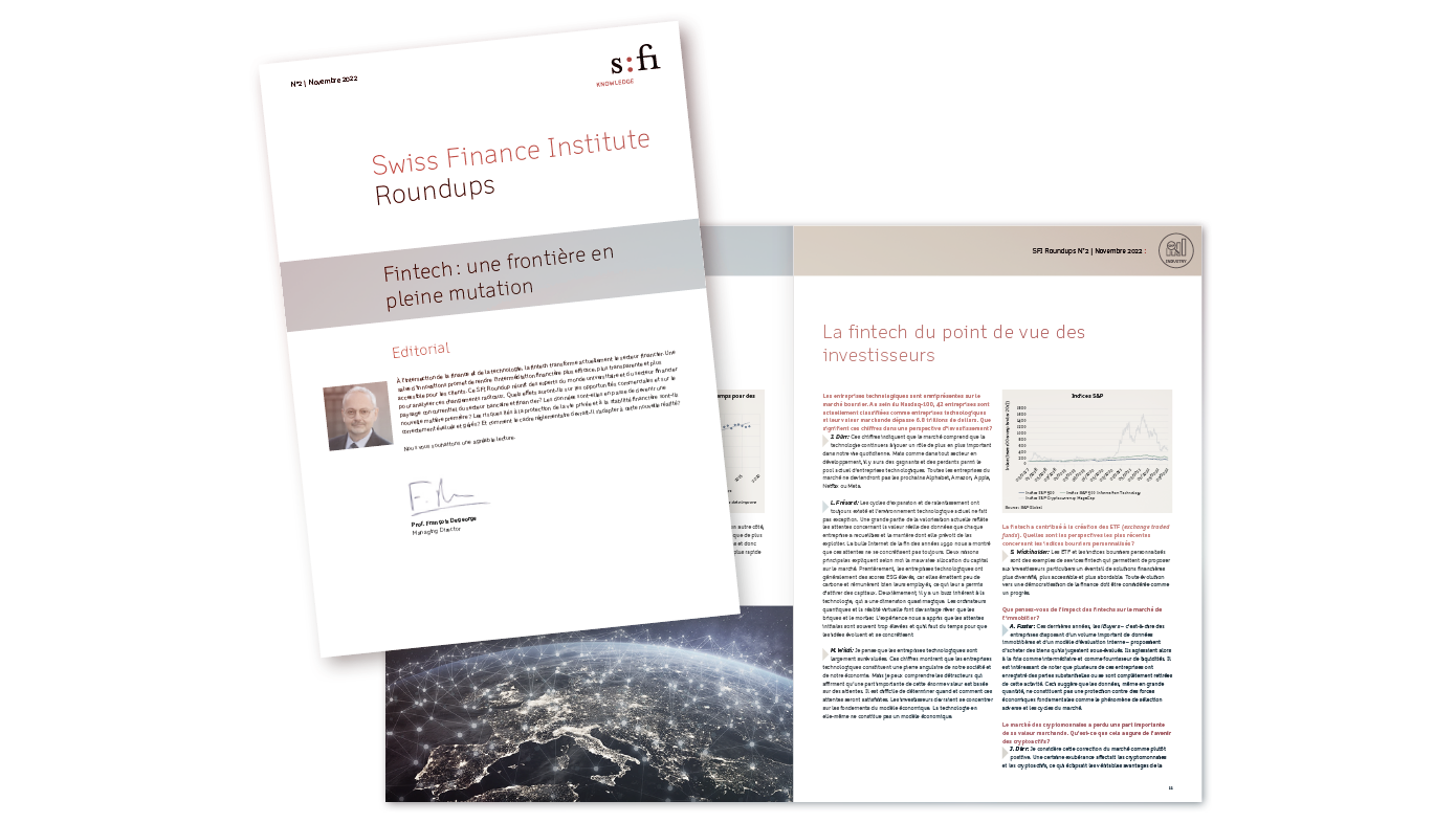 SFI Roundups: Fintech: une frontière en pleine mutation