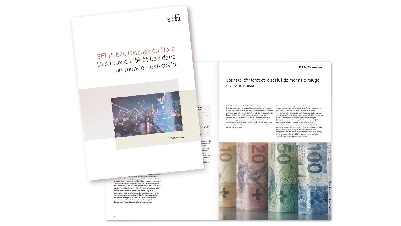 SFI Public Discussion Note: Des taux d'intérêt bas dans un monde post-covid