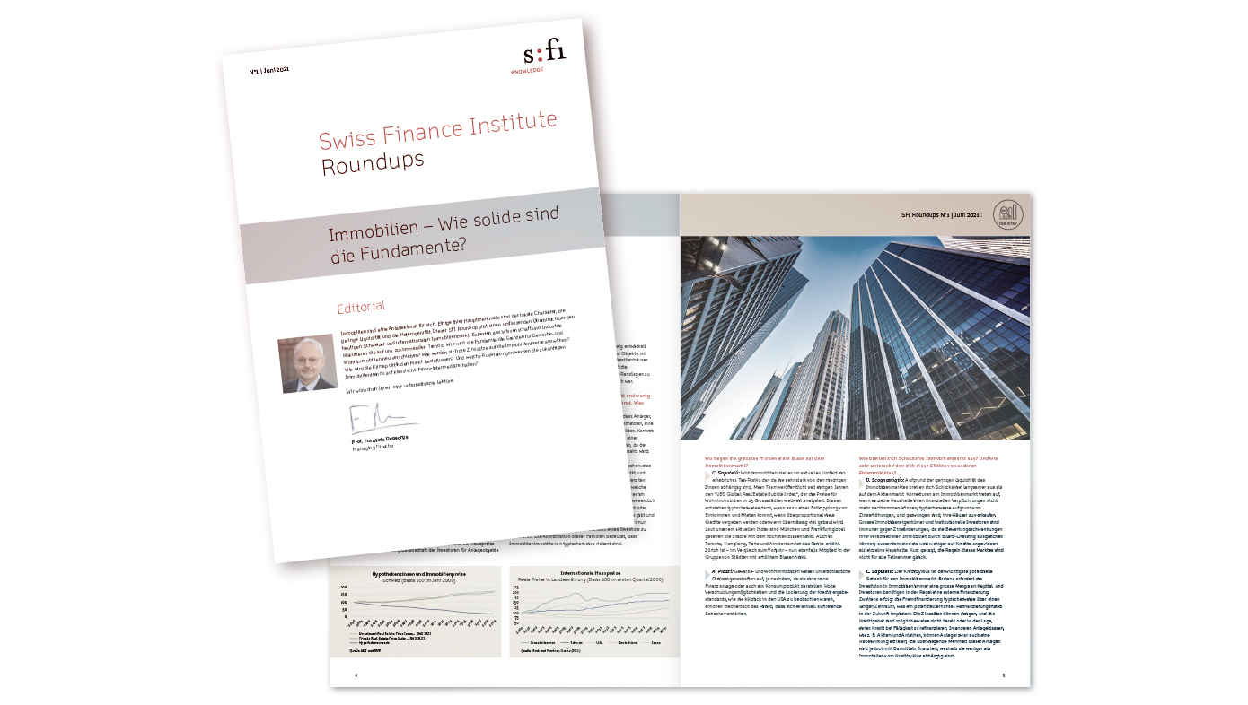 SFI Roundup: Immobilien – Wie solide sind die Fundamente?